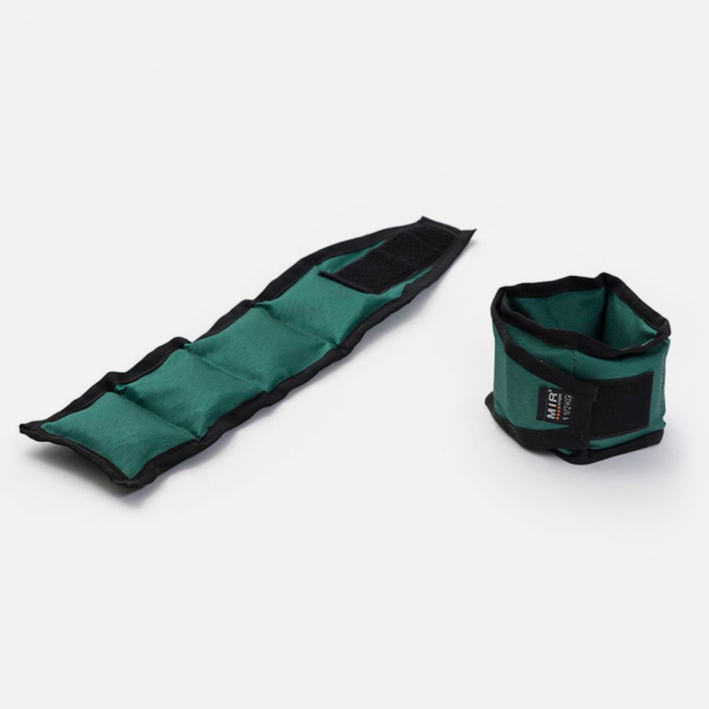 Par de Tobilleras Reforzadas con Ribete<span> - </span>1,5kg