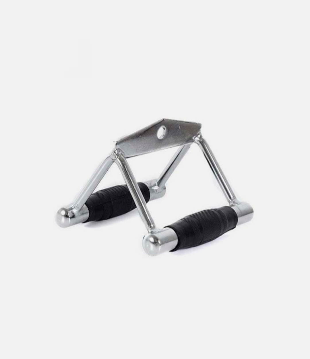 Agarre doble tipo casita para polea metálico con manija de goma