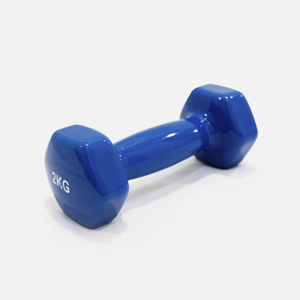 Mancuerna Hexagonal de Fundición Recubierta en Goma<span> - </span>2kg