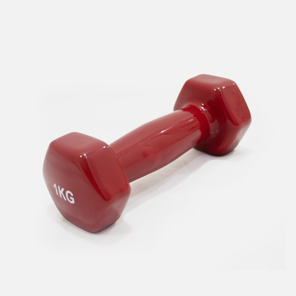 Mancuerna Hexagonal de Fundición Recubierta en Goma<span> - </span>1kg